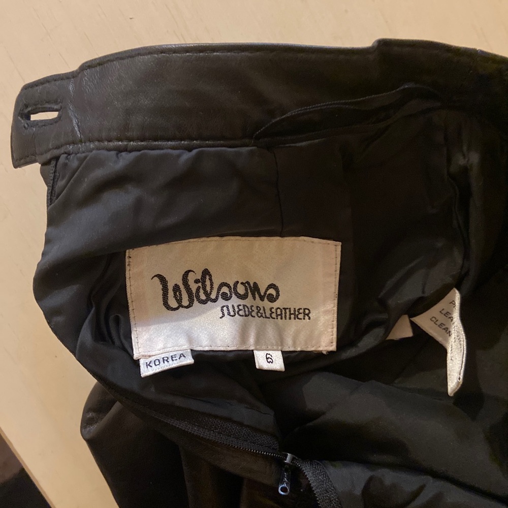 Vintage Wilson’s Leather Skirt